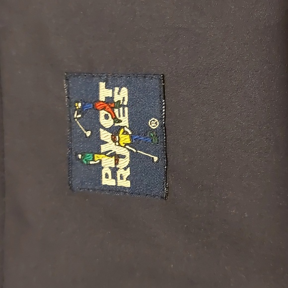 Vintage Pivot Rules Navy Blue Windbreaker Golf Pullover Jacket - Picture 3 of 5